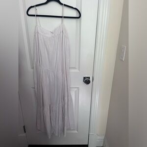 Abercrombie White Linen Sundress